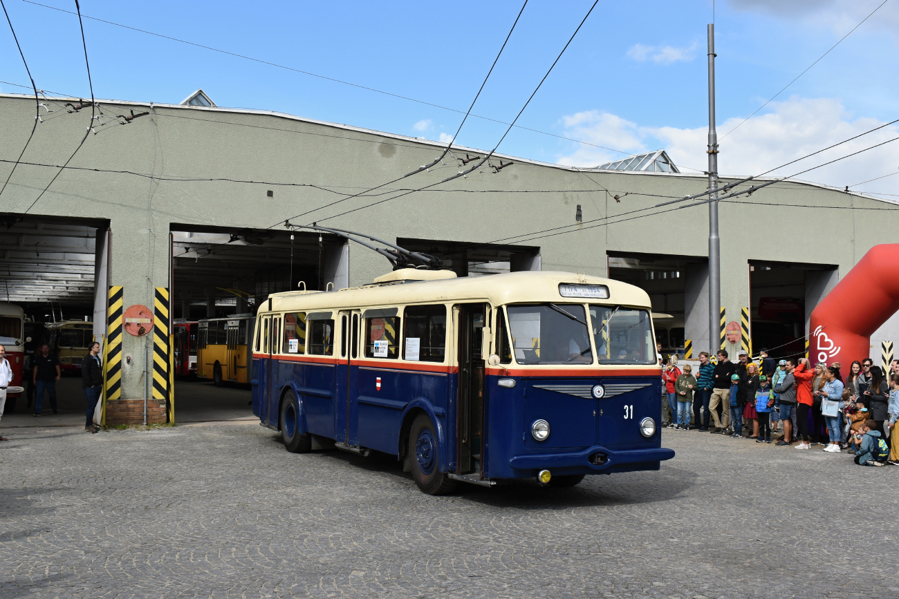 Brno, Škoda 7Tr4 — 31; Jihlava — Anniversary: 75 years of trolleybuses and 80 years of buses in Jihlava (23-24.09.2023)