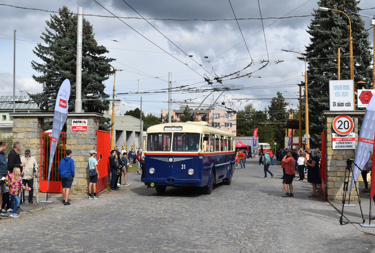 Брно, Škoda 7Tr4 № 31; Йиглава — Юбилей: 75 лет троллейбусу и 80 лет автобусу в Йиглаве (23-24.09.2023)