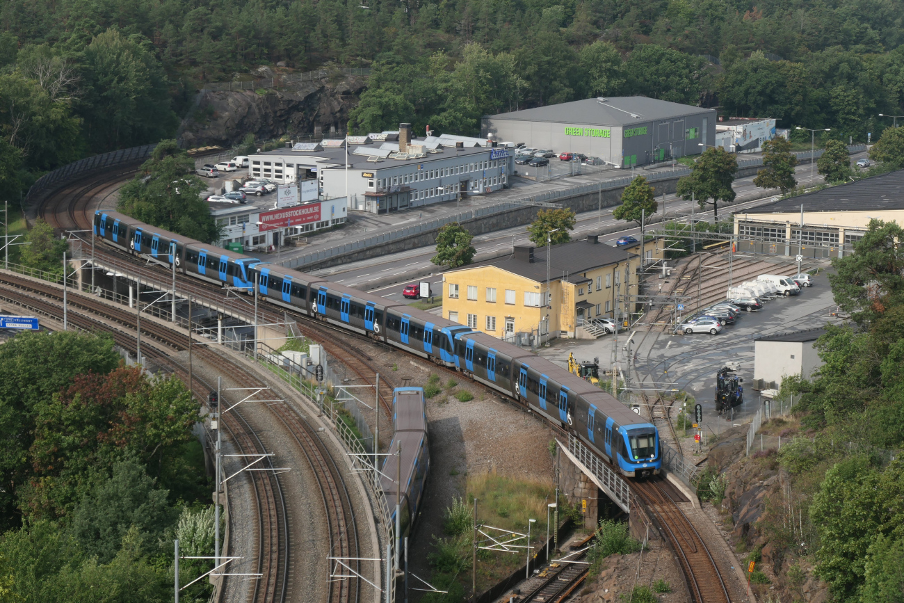 Stockholm, Adtranz C20 № 2072; Stockholm — Tunnelbana — Green Line | Gröna Linjen