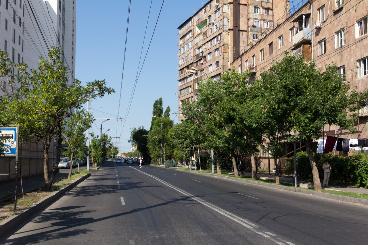 Yerevan — Trolleybus Lines and Infrastructure