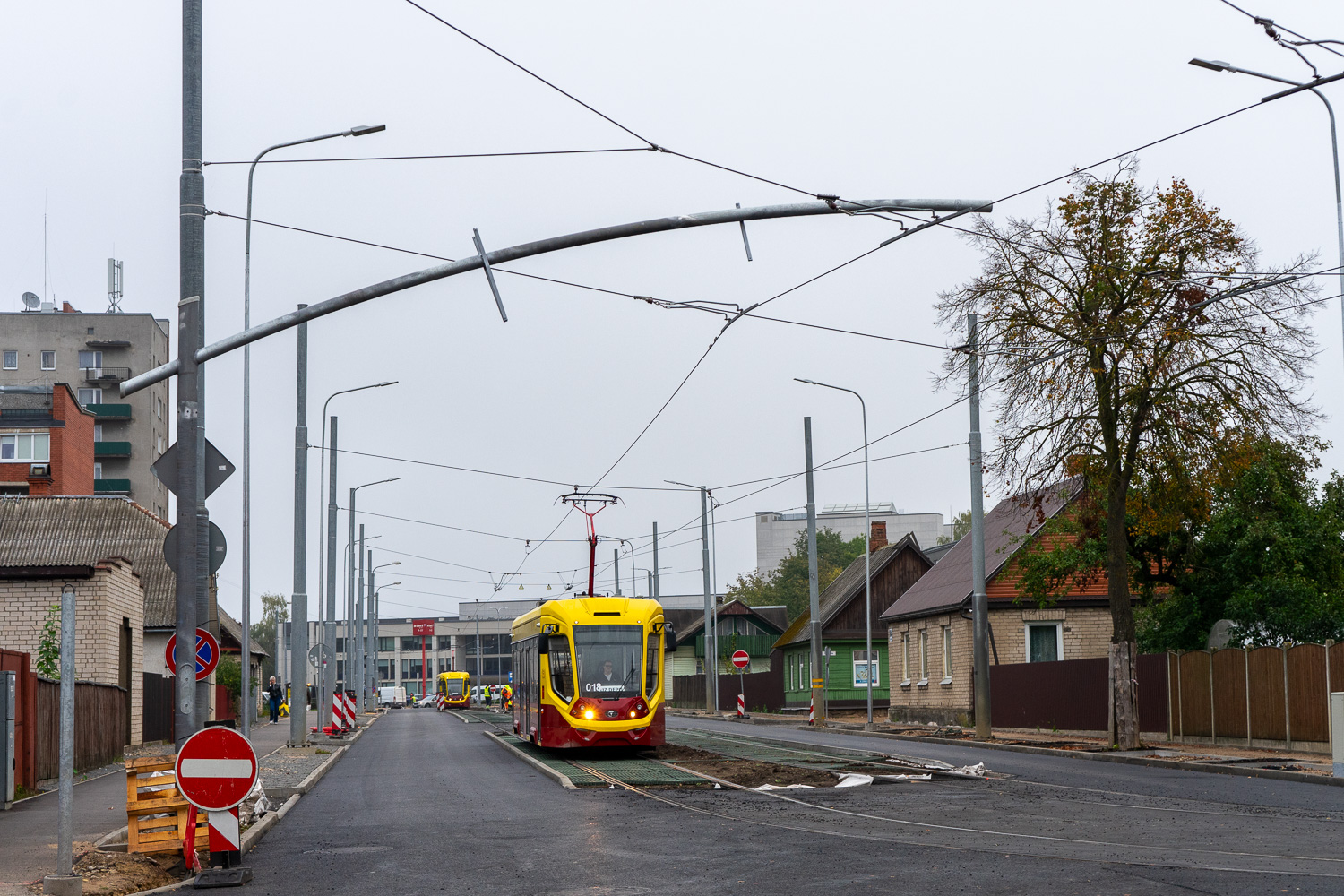 Daugavpils — Renovation of tracks on Smilšu street; Daugavpils — Tramway Lines and Infrastructure