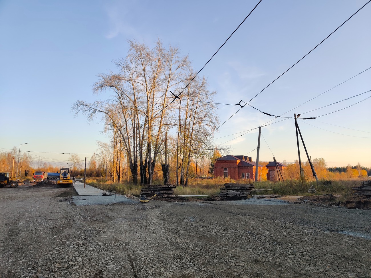 Volchansk — Track repairs; Volchansk — Tram depot & Volchanka terminal