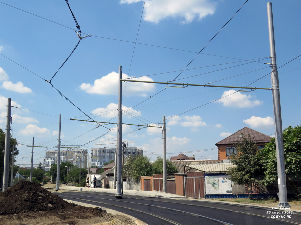 克拉斯諾達爾 — Reconstruction of tram junction near KubGTU