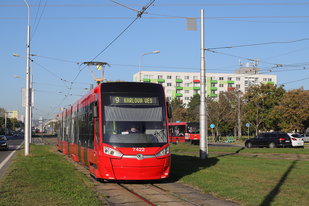 Bratislava, Škoda 29T ForCity Plus № 7422