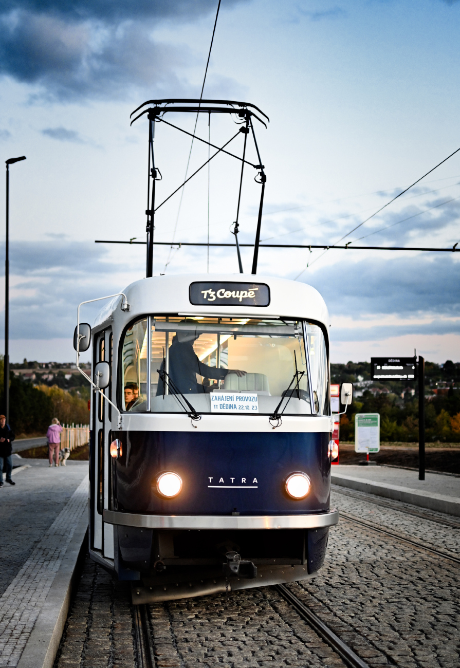 Prague, Tatra T3R.P № 5573; Prague — Construction and beginning of operations on a new tram line Divoká Šárka — Dědina