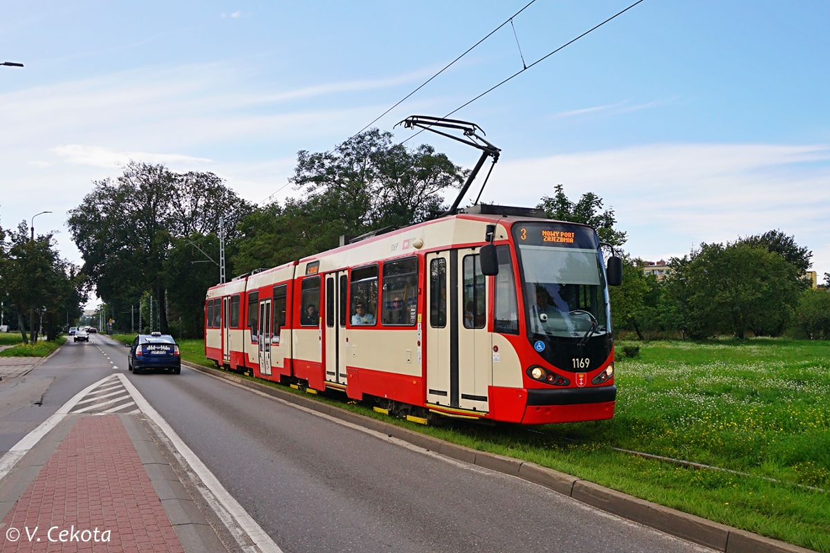 Gdańsk, Duewag N8C-MF 18 № 1169