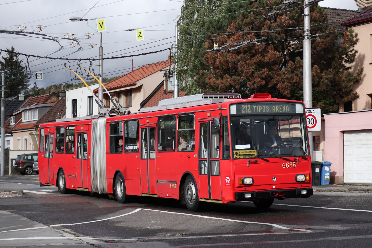 Братислава, Škoda 15Tr13/6M № 6635; Братислава — Прощание с троллейбусами Škoda 15 TrM и их последний день работы