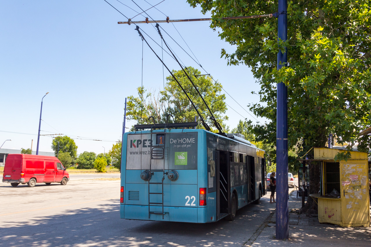 Пазарджик, ЛАЗ E183A1 № 22