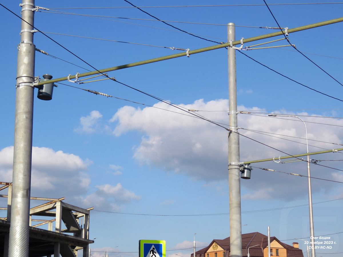Krasznodar — Reconstruction of tram junction near KubGTU