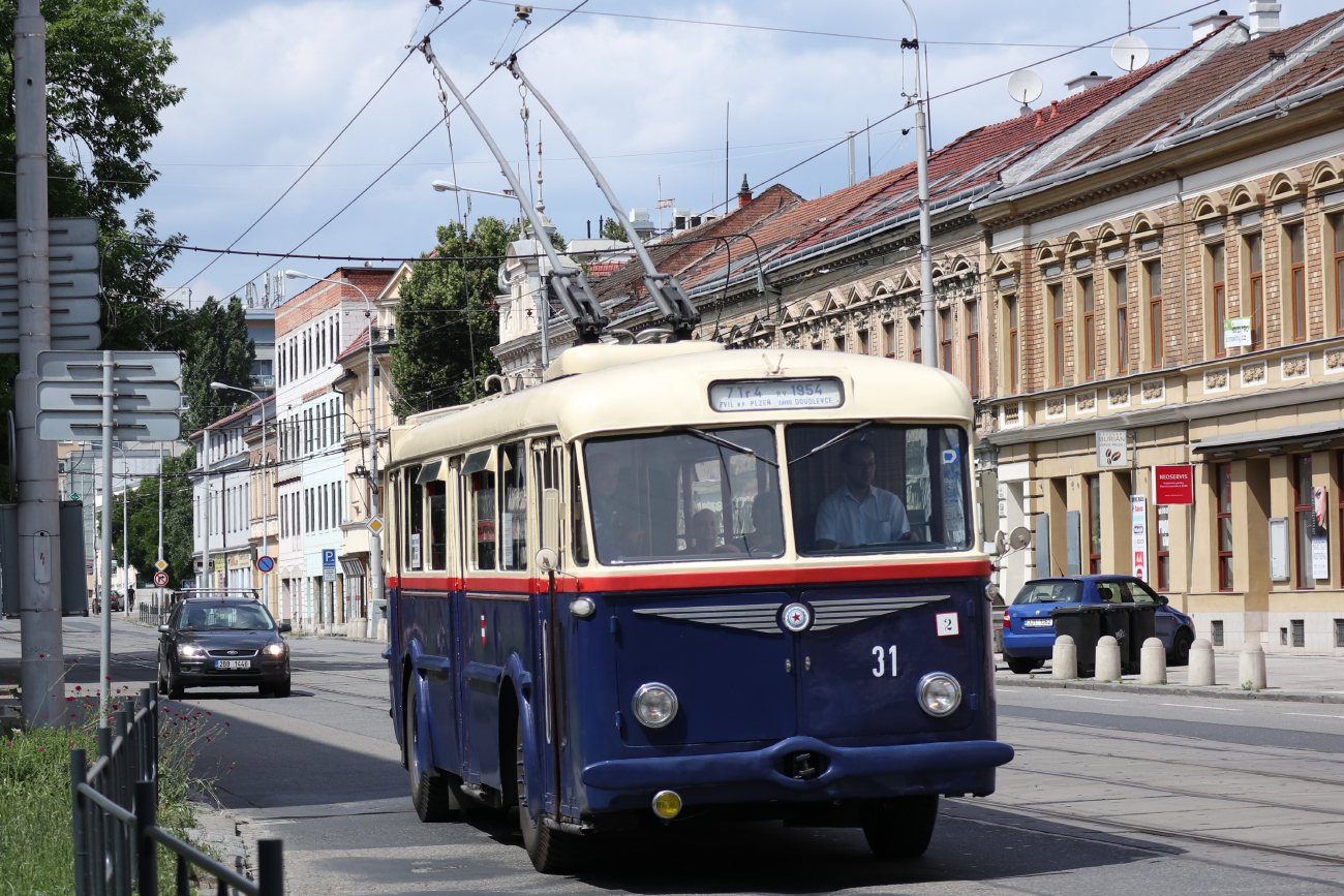 Брно, Škoda 7Tr4 № 31; Брно — Транспортная ностальгия 2023 года и прощание с троллейбусами Шкода 14Тр и 15Тр