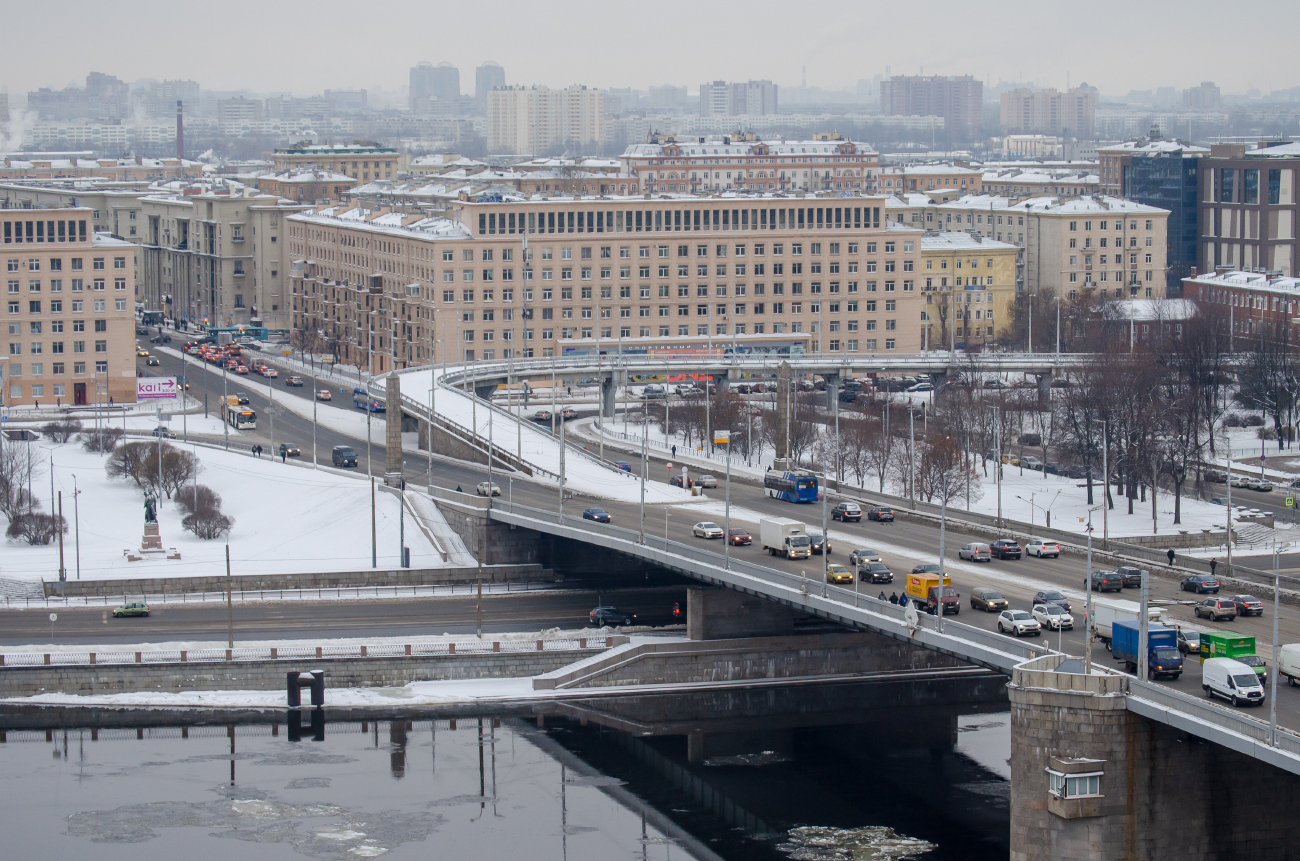 Санкт-Петербург — Мосты; Санкт-Петербург — Трамвайные линии и инфраструктура; Санкт-Петербург — Троллейбусные линии и инфраструктура