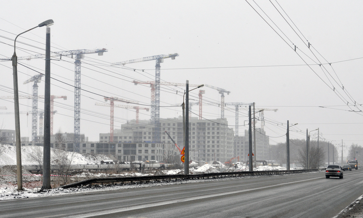 Омск — 2023-2024 — Строительство новых троллейбусных линий на Левобережье