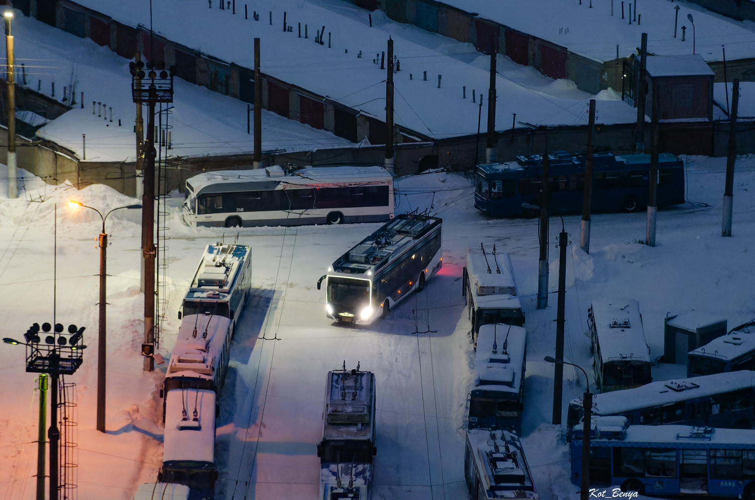 Рязань, ПКТС-6281.00 «Адмирал» № 2156; Рязань — Депо, конечные станции и кольца; Рязань — Новые троллейбусы