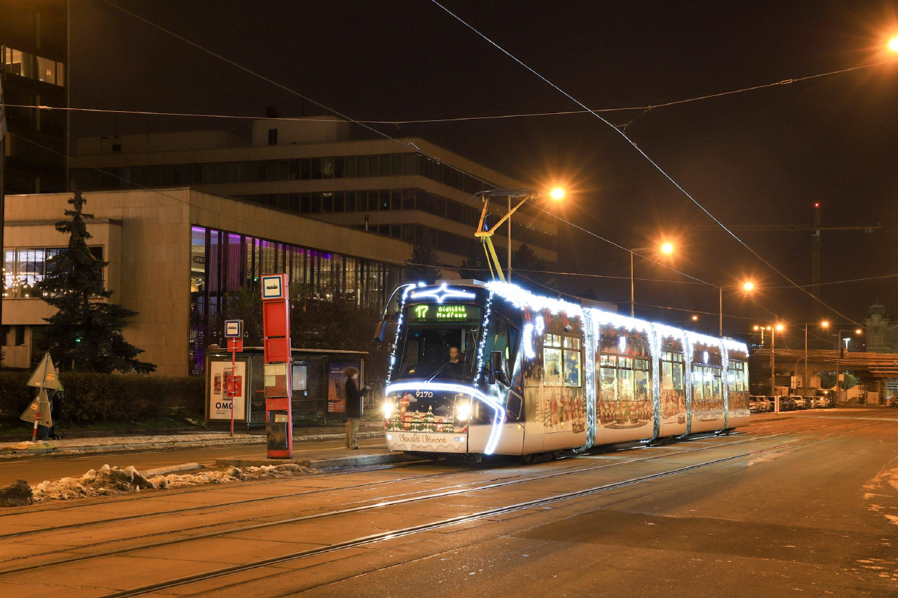 Прага, Škoda 14T Elektra № 9170; Прага — Рождественский трамвай