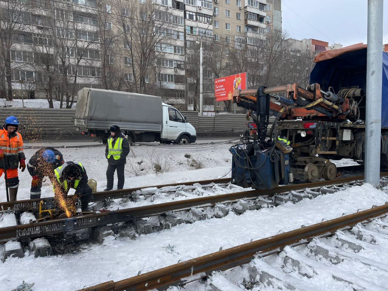 Saratov — Reconstruction of the tram network as part of the implementation of the high—speed tram project — route No. 9