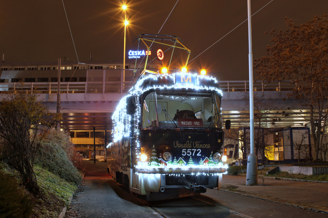 布拉格, Tatra T3M # 5572; 布拉格 — Christmas tram