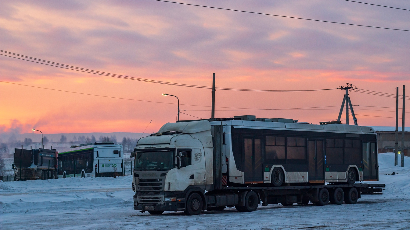 Красноярск, БКМ E321 «Ольгерд» № Т 501 ТО 124; Красноярск — Поставка электробусов