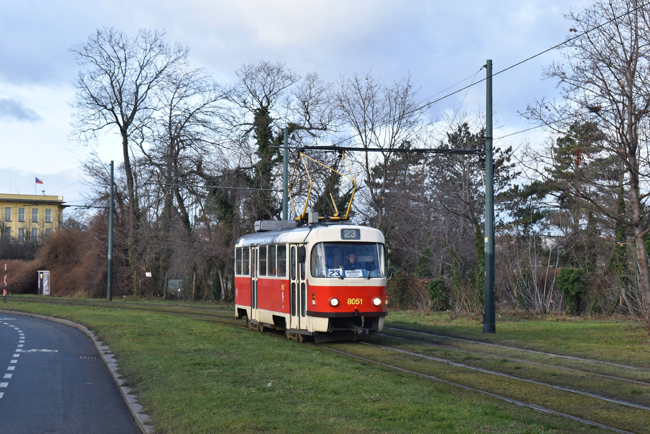 Прага, Tatra T3M2-DVC № 8051
