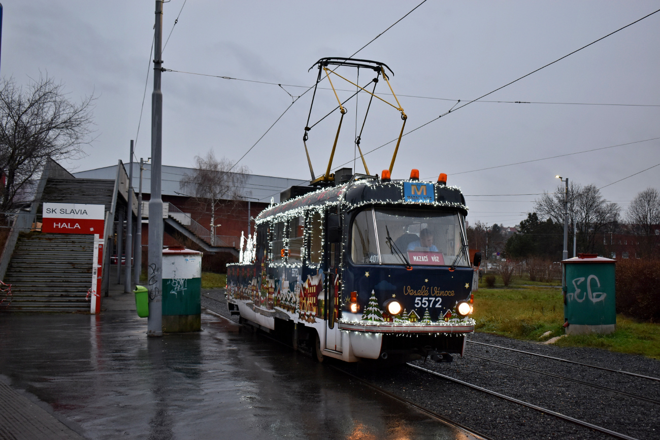 Прага, Tatra T3M № 5572; Прага — Рождественский трамвай