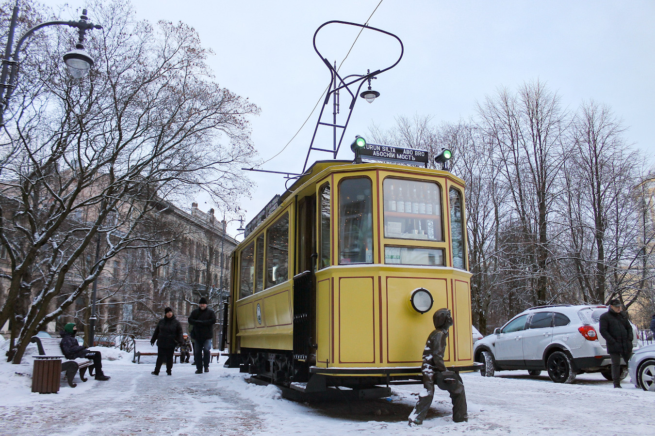 Viborga — Tram car monument
