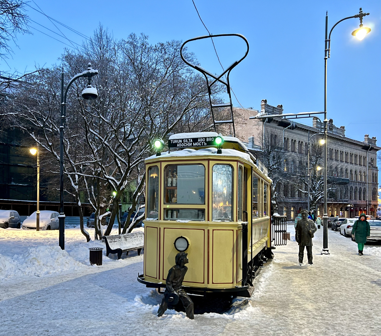Выборг — Памятник Выборгскому трамваю
