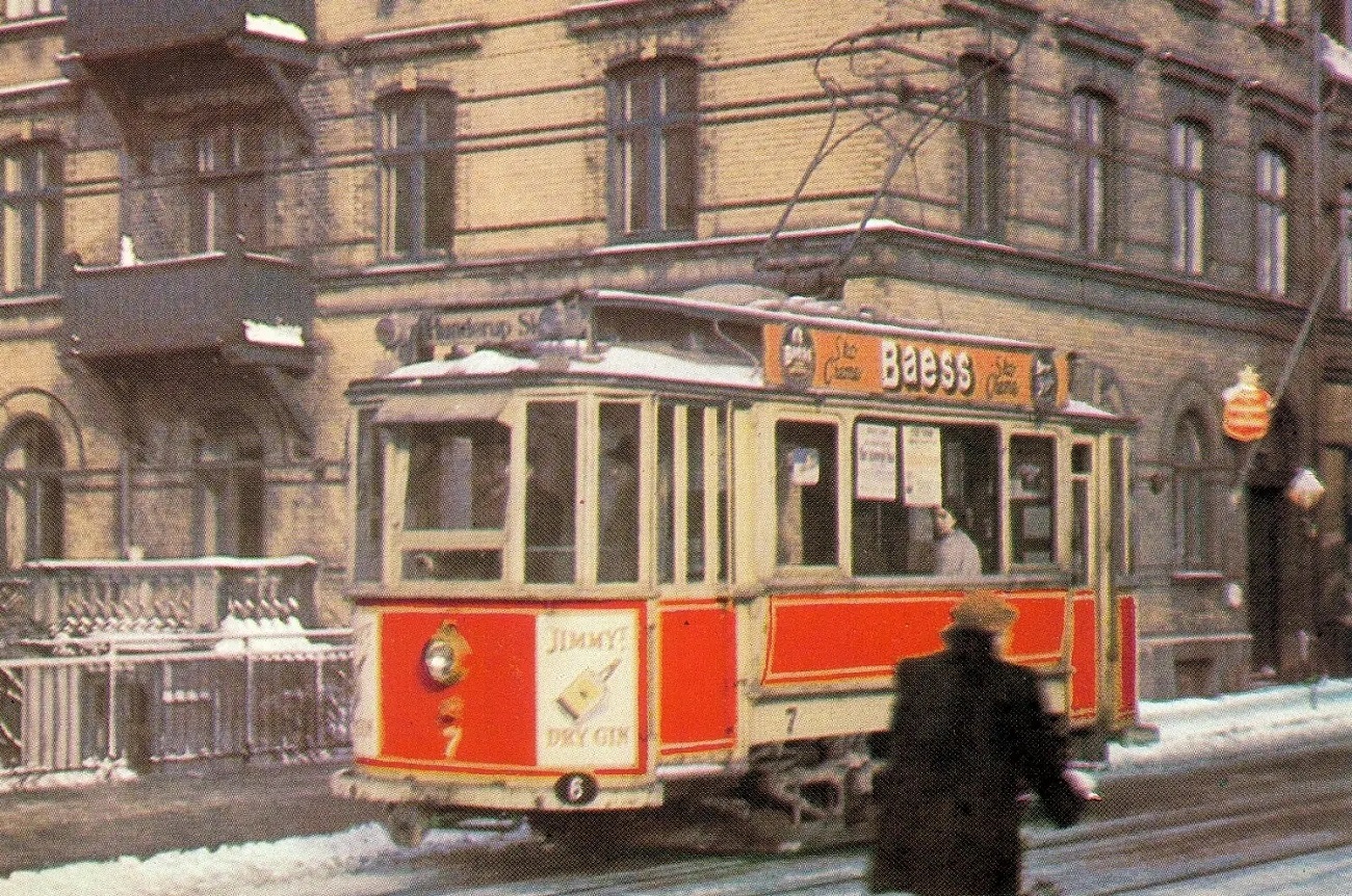 Odense, ASEA 2-axle motor сar Nr 7; Odense — Old Photos — Tramway