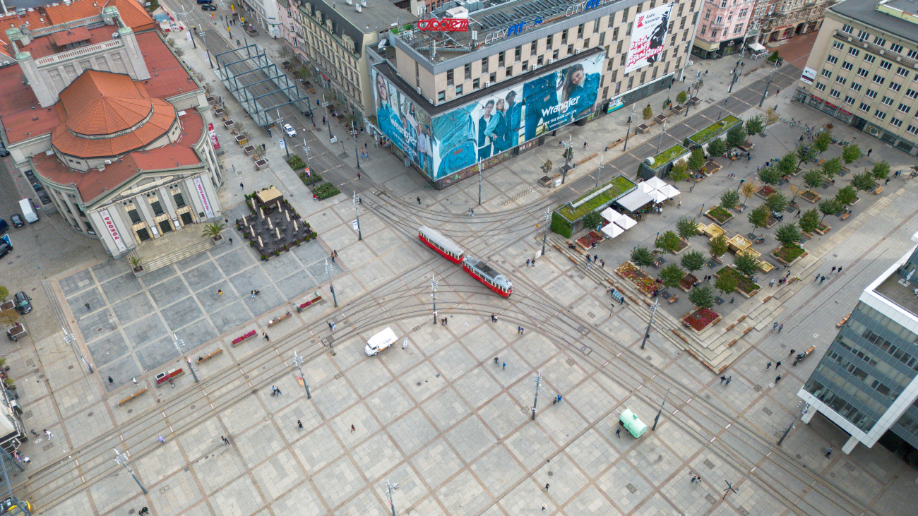 Сілезскія трамваі — Трамвайные линии и инфраструктура