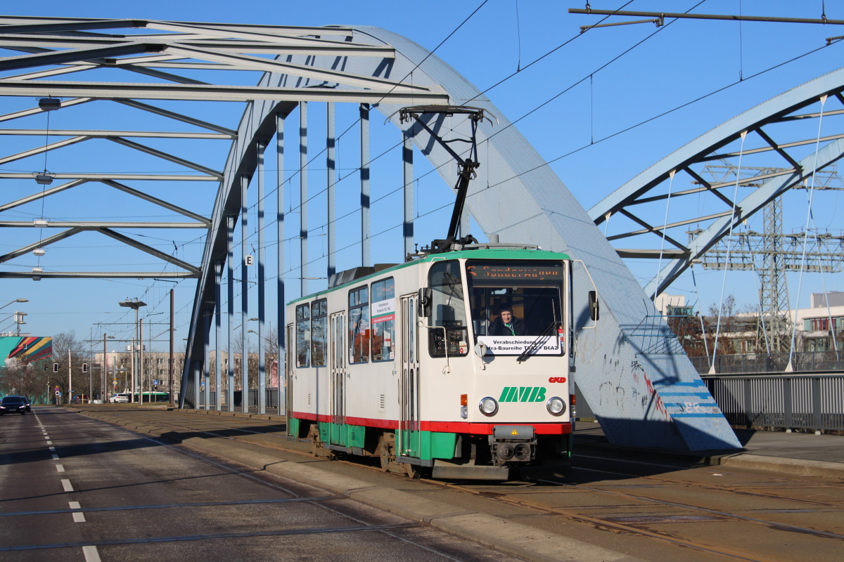 Магдебург, Tatra T6A2M № 1280; Магдебург — T6A2-Abschied 28.01.2024