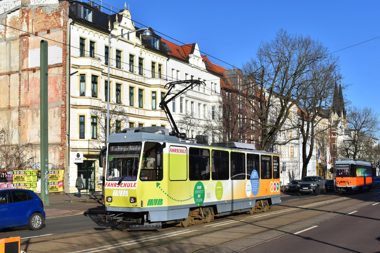 Magdeburg, Tatra T6A2M № 701; Magdeburg — T6A2-Abschied 28.01.2024