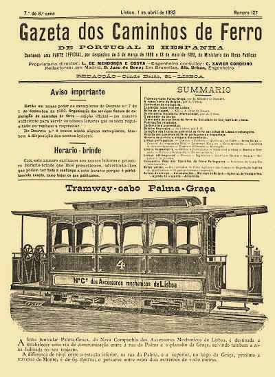 Lisbon, Esslingen 2-axle cable car nr. 4; Lisbon — All — Old Photos; Lisbon — Cable car — Elevador da Graça (1893 — 1909)