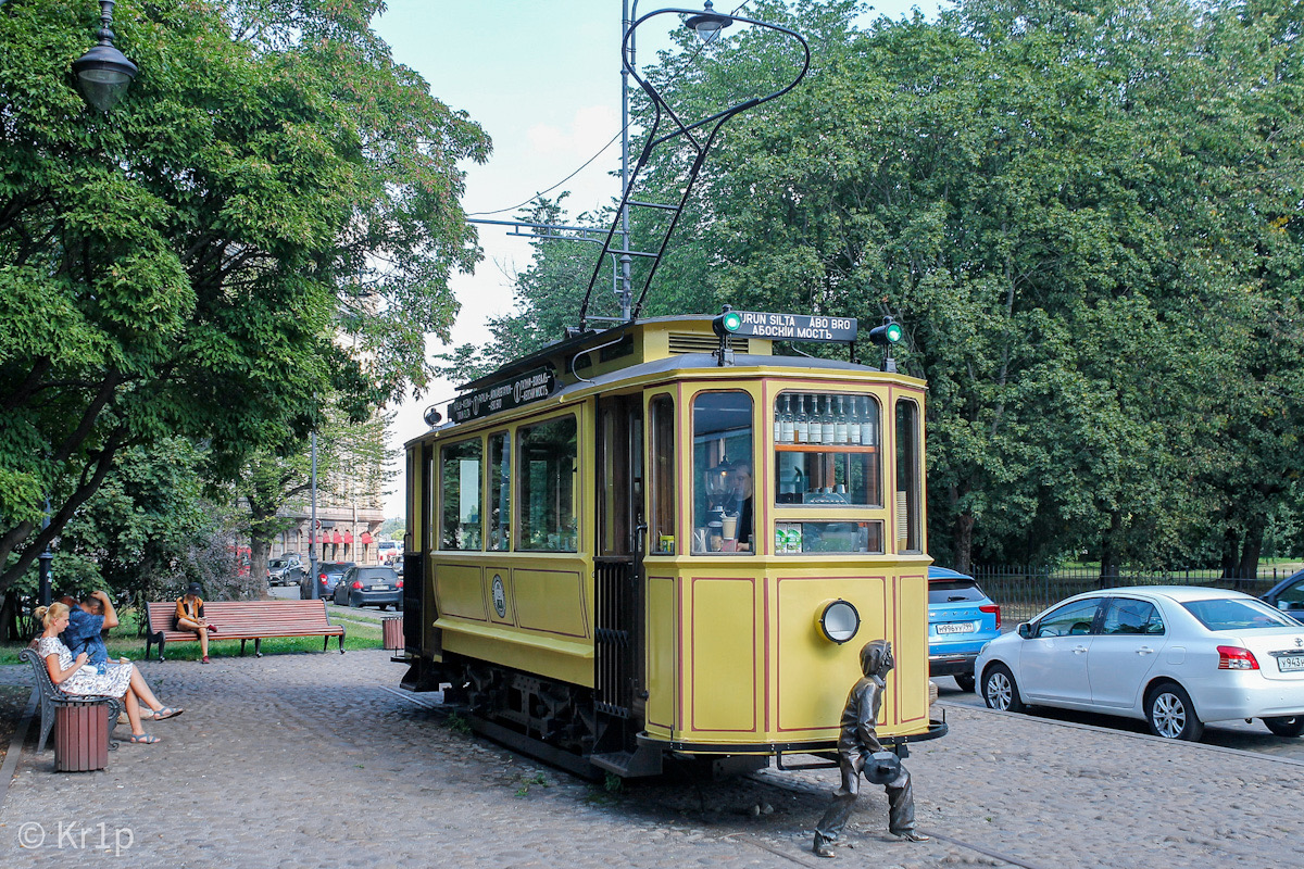 維堡 — Tram car monument