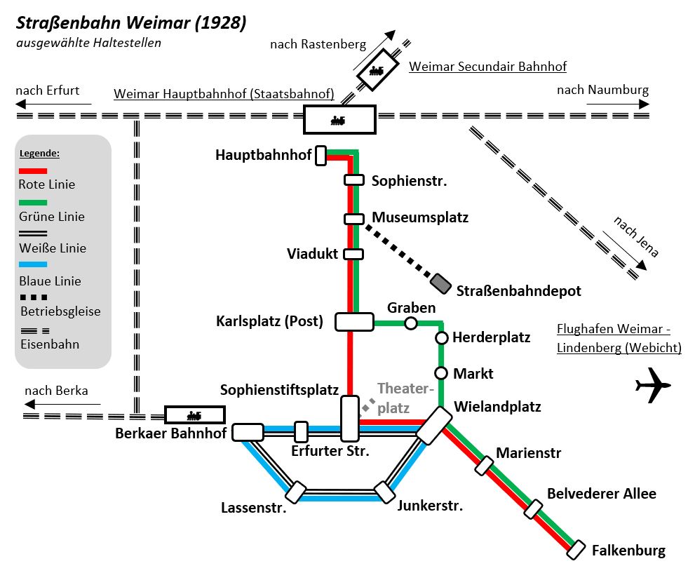 Weimar — Maps • Netzpläne