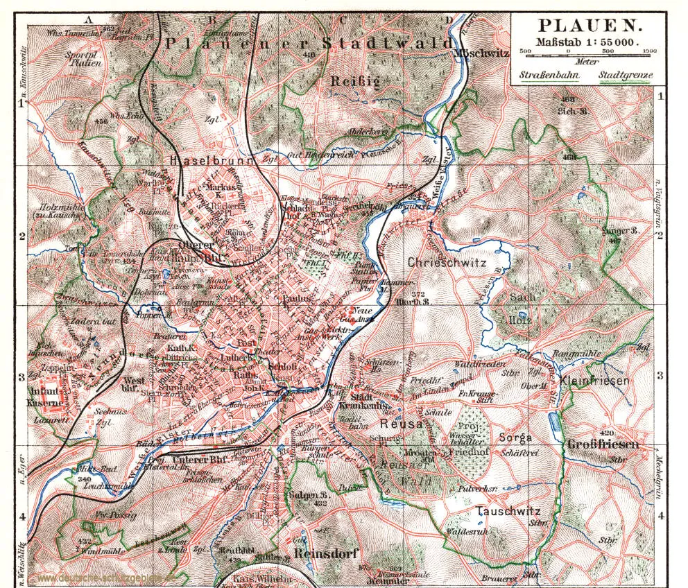 Plauen — Maps • Netzpläne