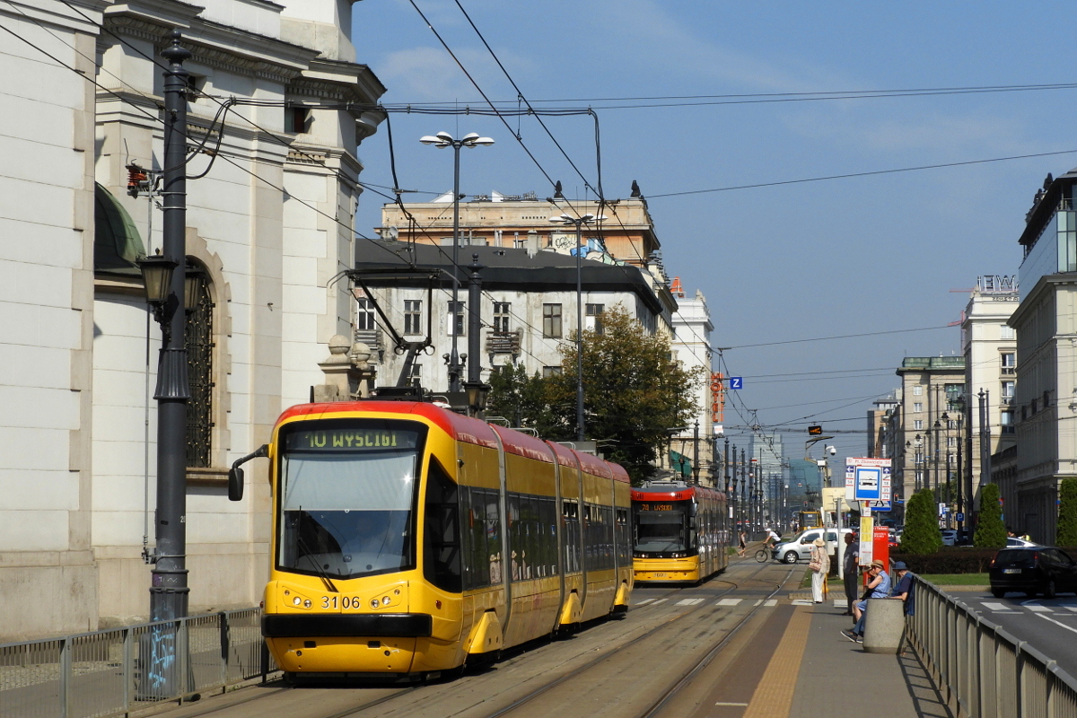 Варшава, PESA Tramicus 120N № 3106