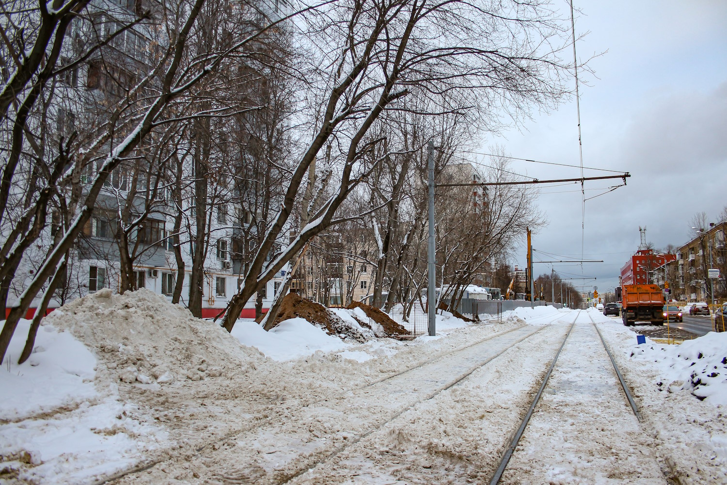 Moscow — Construction and repairs; Moscow — Tram lines: South-Western Administrative District