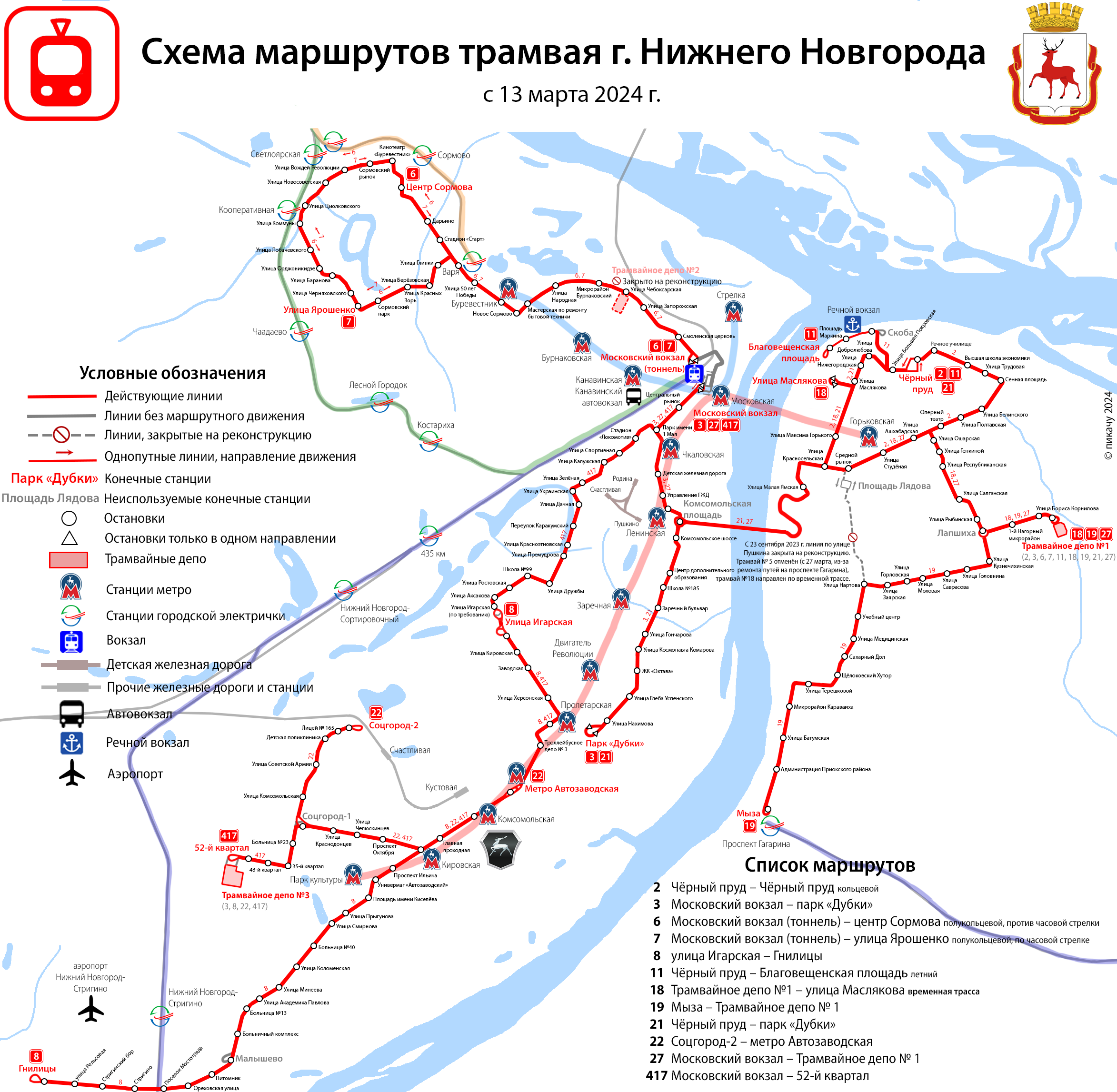 Nijni Novgorod — Maps