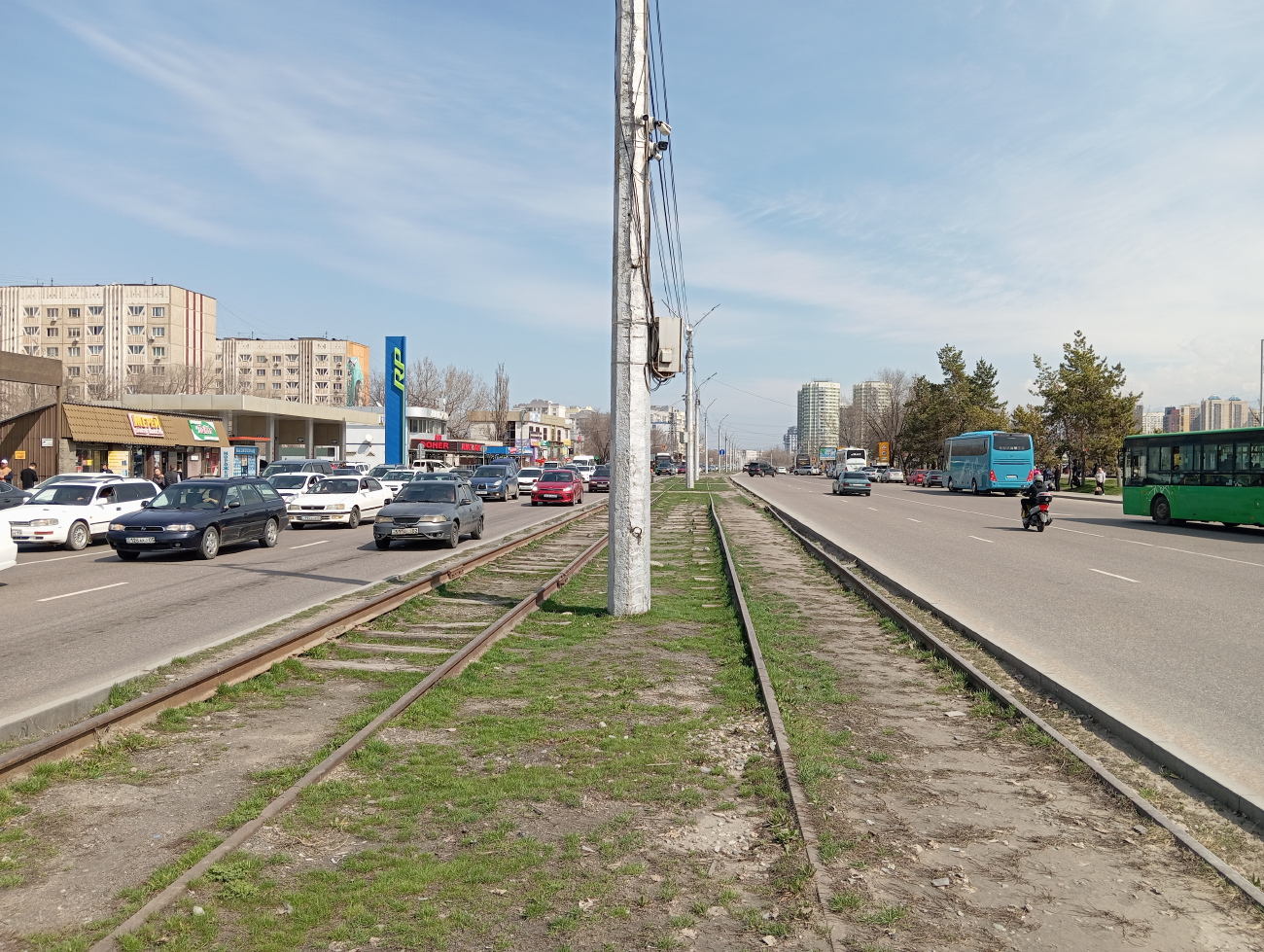 Almati — Liquidated tram lines