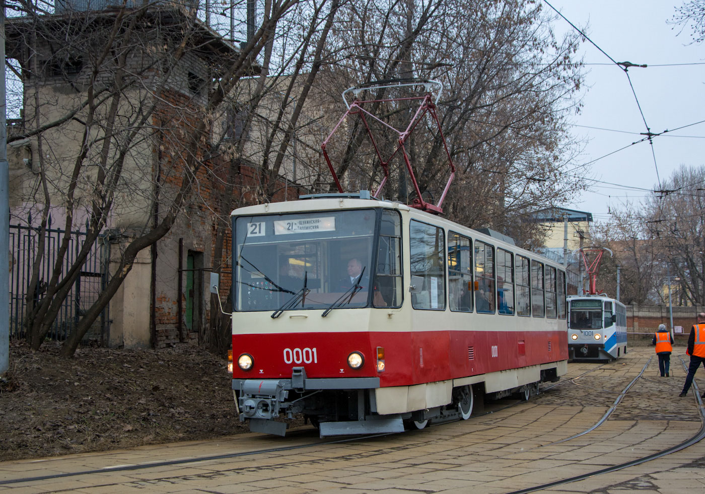 Москва, Tatra T6B5SU № 0001; Москва — Празднование 125-летия Московского трамвая (репетиции парада 29.03.2024 и 03.04.2024, парад и выставка трамваев 06.04.2024)