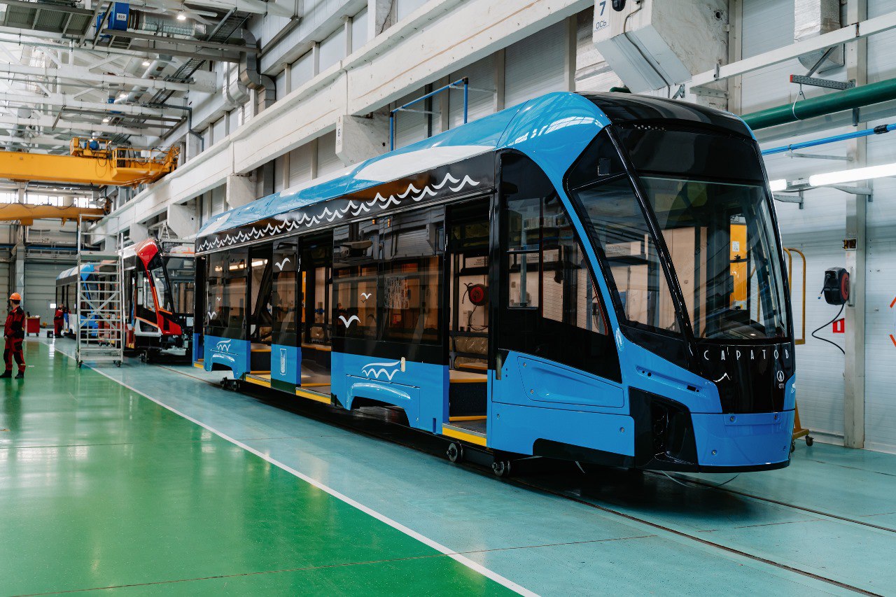 Saratov — Delivery of new trams — 2024