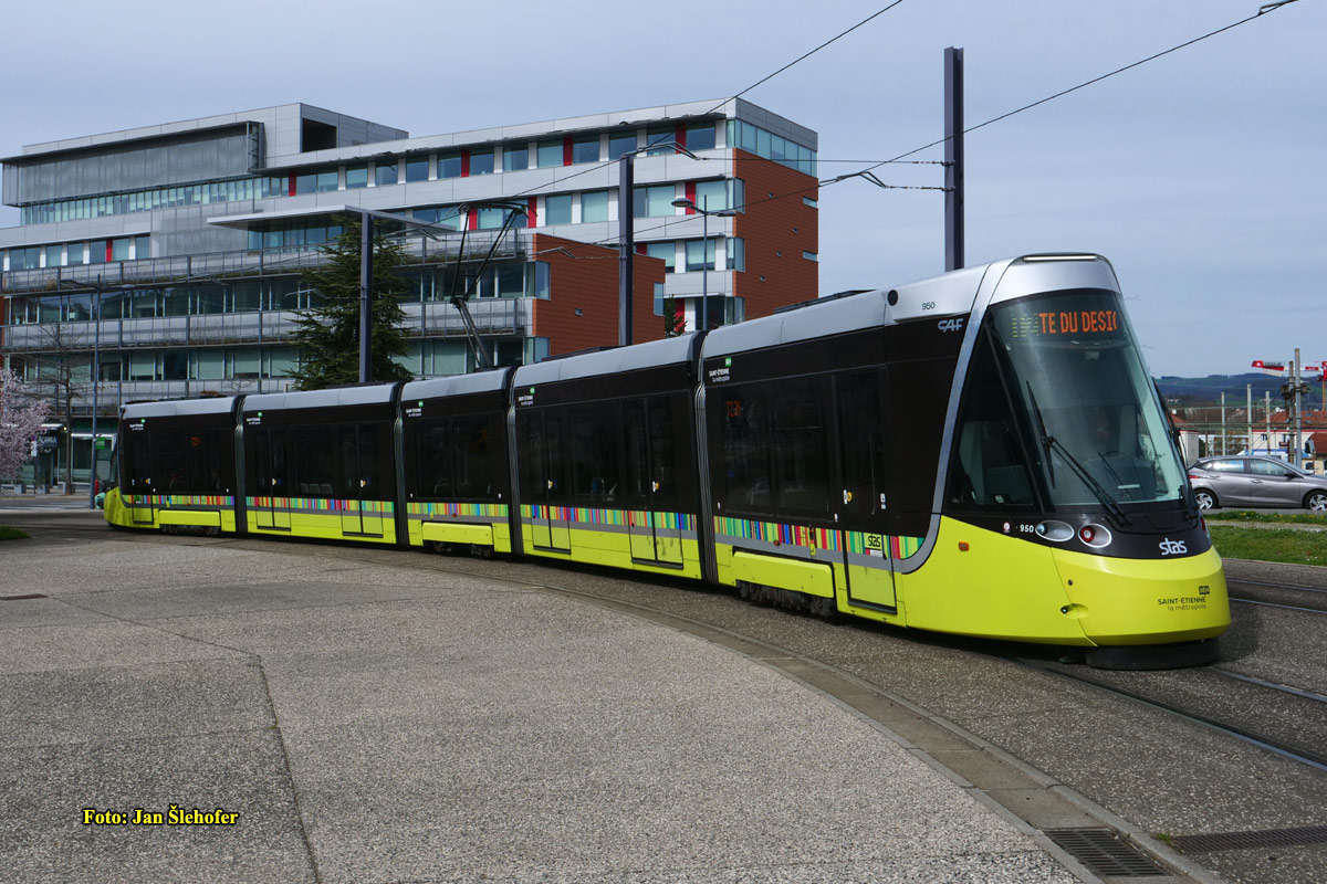 Saint-Etienne, CAF Urbos 3 Nr. 950