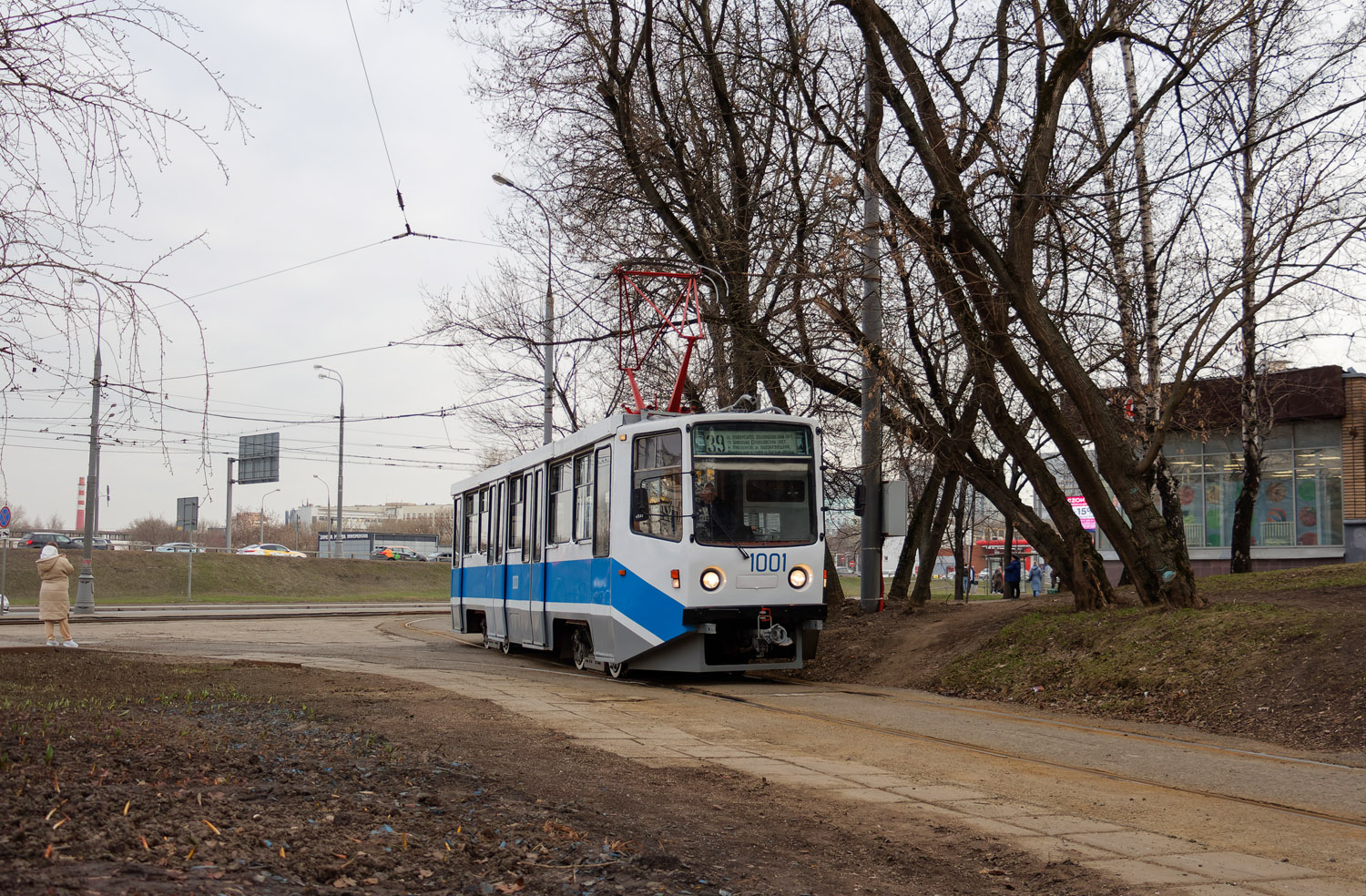 Moskva, 71-608KM č. 1001; Moskva — Celebrating the 125th anniversary of the Moscow tram (parade rehearsals on 03/29/2024 and 04/03/2024, parade and tram exhibition on 04/06/2024)