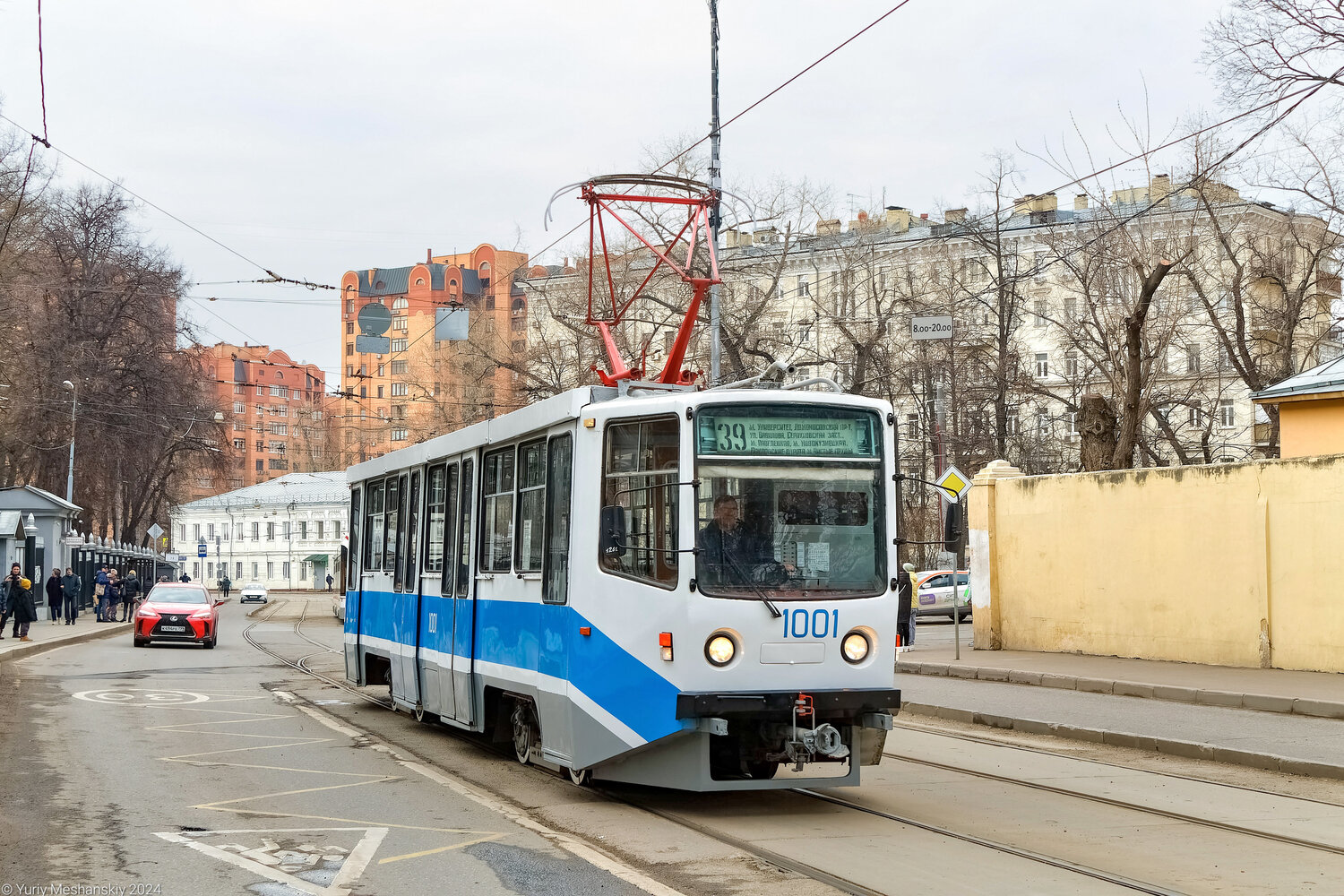 Moscow, 71-608KM # 1001; Moscow — Celebrating the 125th anniversary of the Moscow tram (parade rehearsals on 03/29/2024 and 04/03/2024, parade and tram exhibition on 04/06/2024)