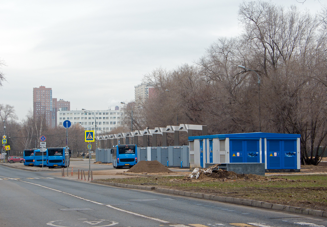 Moskva — Electric power service — Charging stations; Moskva — Terminus stations