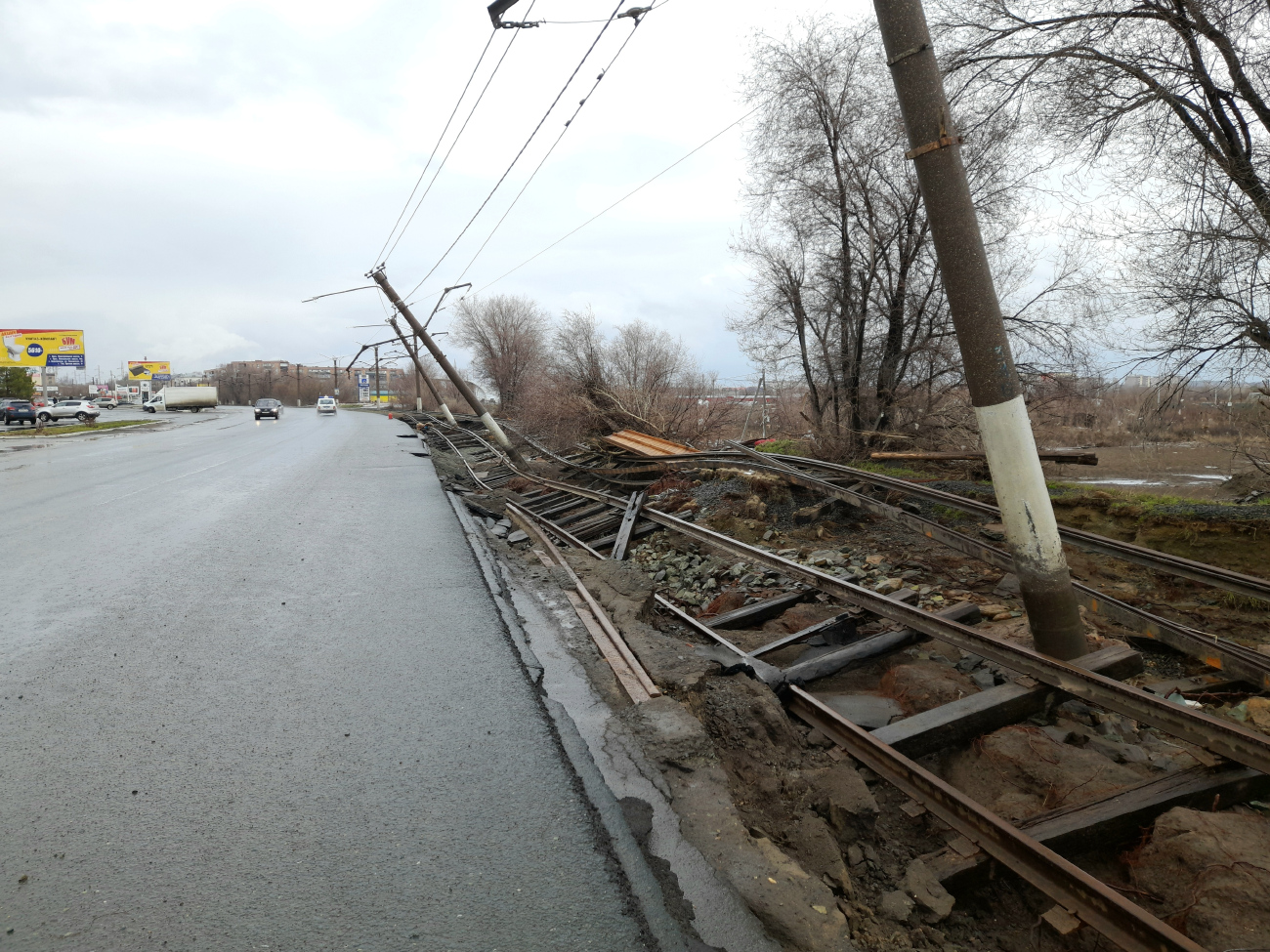 Orsk — 2024 Orsk flood; Orsk — Tram lines and loops