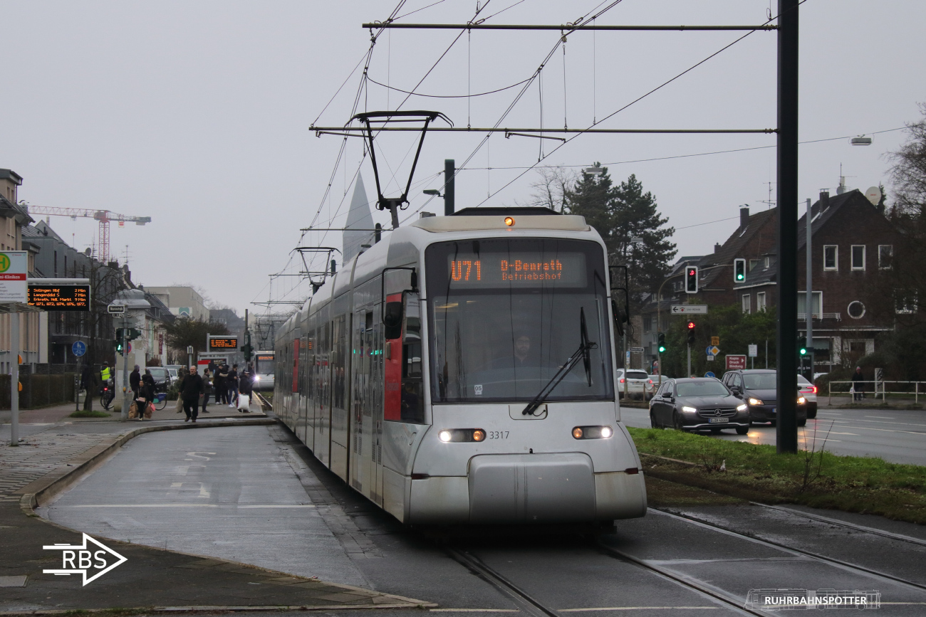 Düsseldorf, Siemens NF8U Nr 3317; Düsseldorf, Siemens NF8U Nr 3319