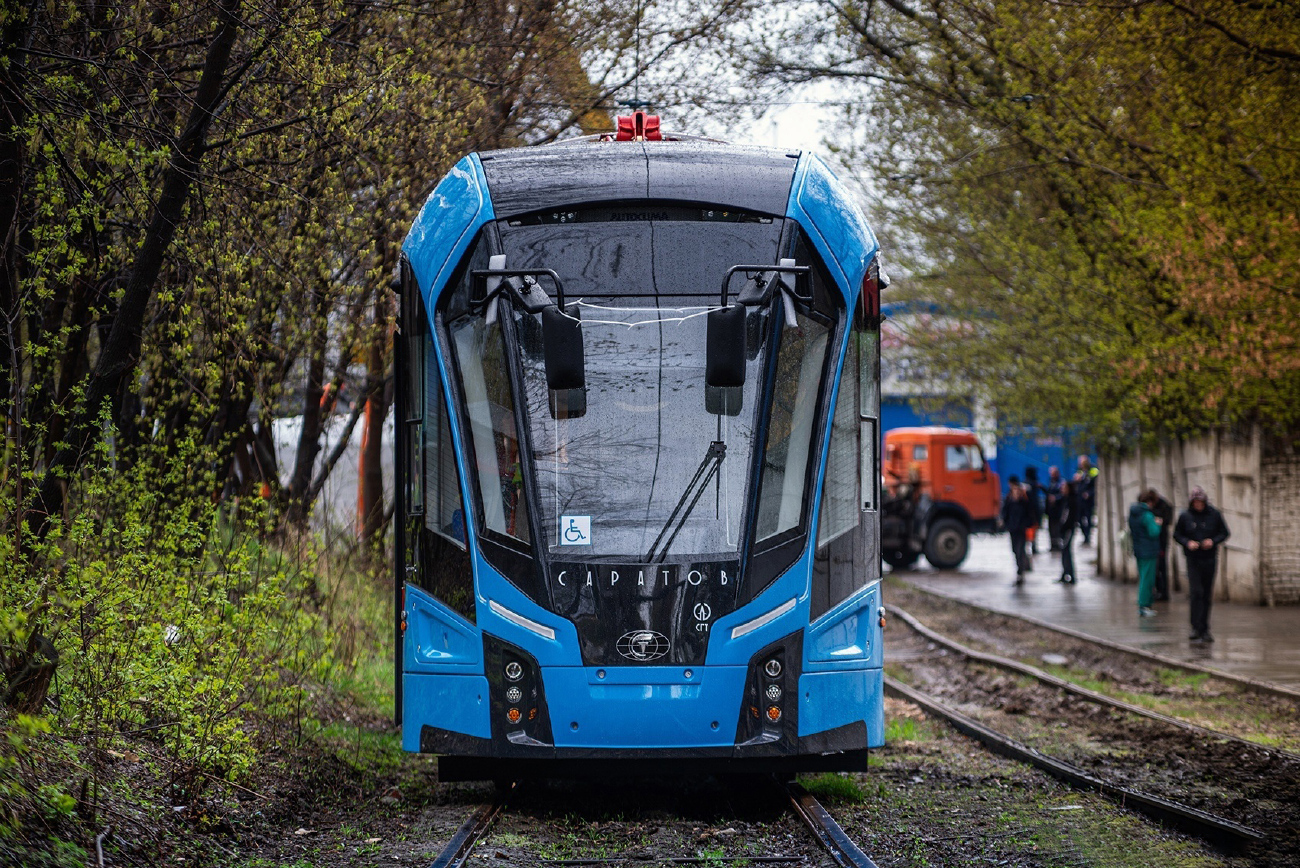 Saratov, 71-923M “Bogatyr-M” # Б/н-4; Saratov — Delivery of new trams — 2024