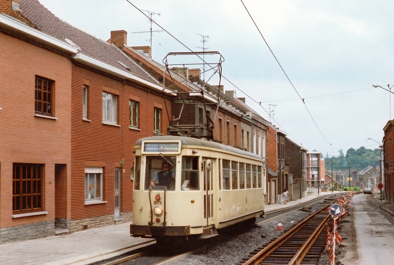 Charleroi, SNCV S motor car № 9072; Charleroi — Old Photos (SNCV)