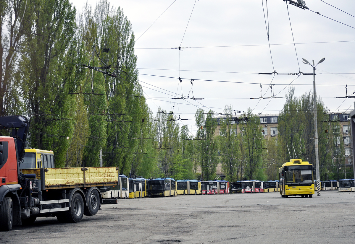 Kijev, Bogdan T70110 — 2360; Kijev — Trolleybus depots: 2