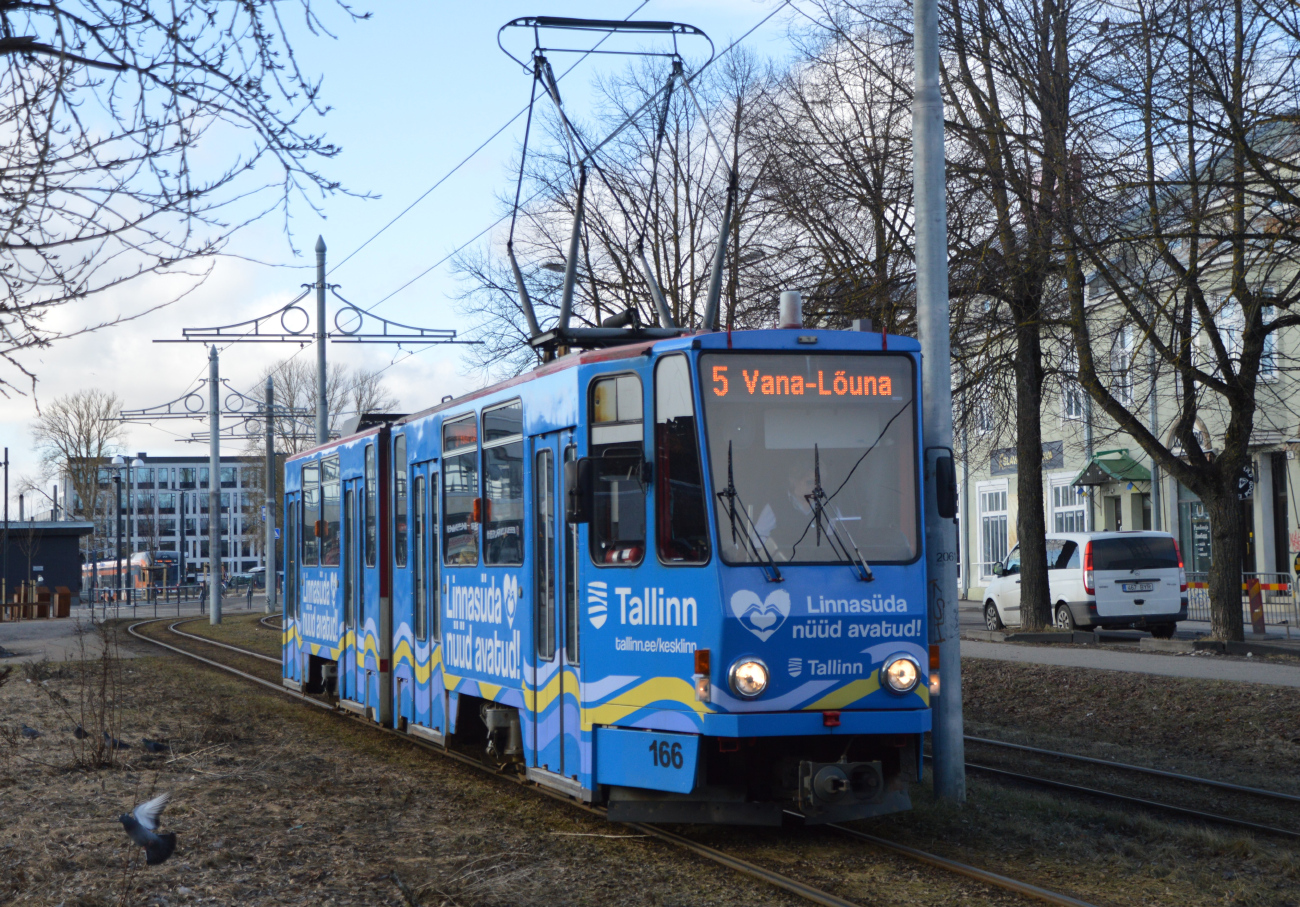 Таллин, Tatra KT4D № 166