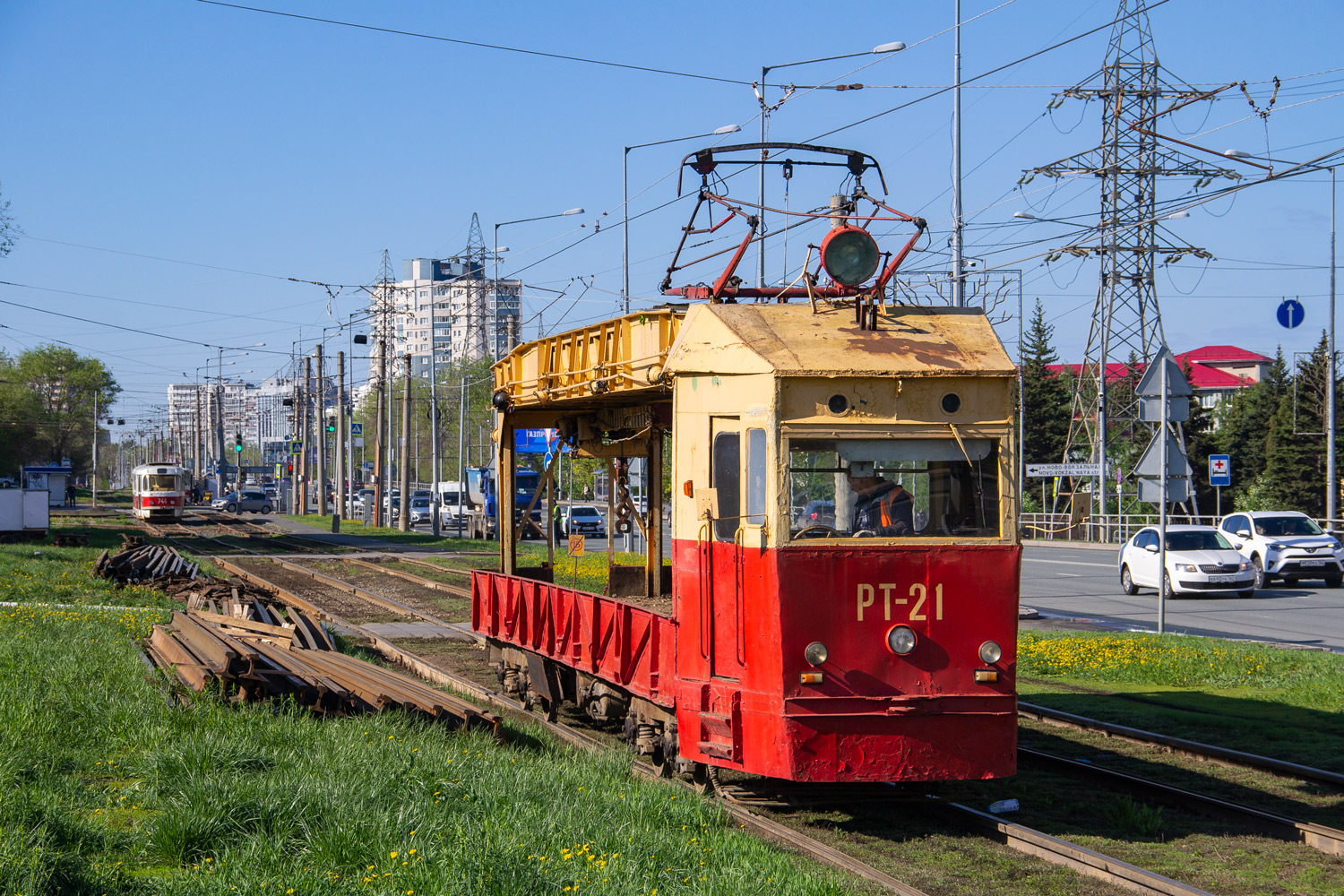 薩馬拉, SVARZ RT-2 # РТ-21; 薩馬拉 — Construction and repairs of tram lines